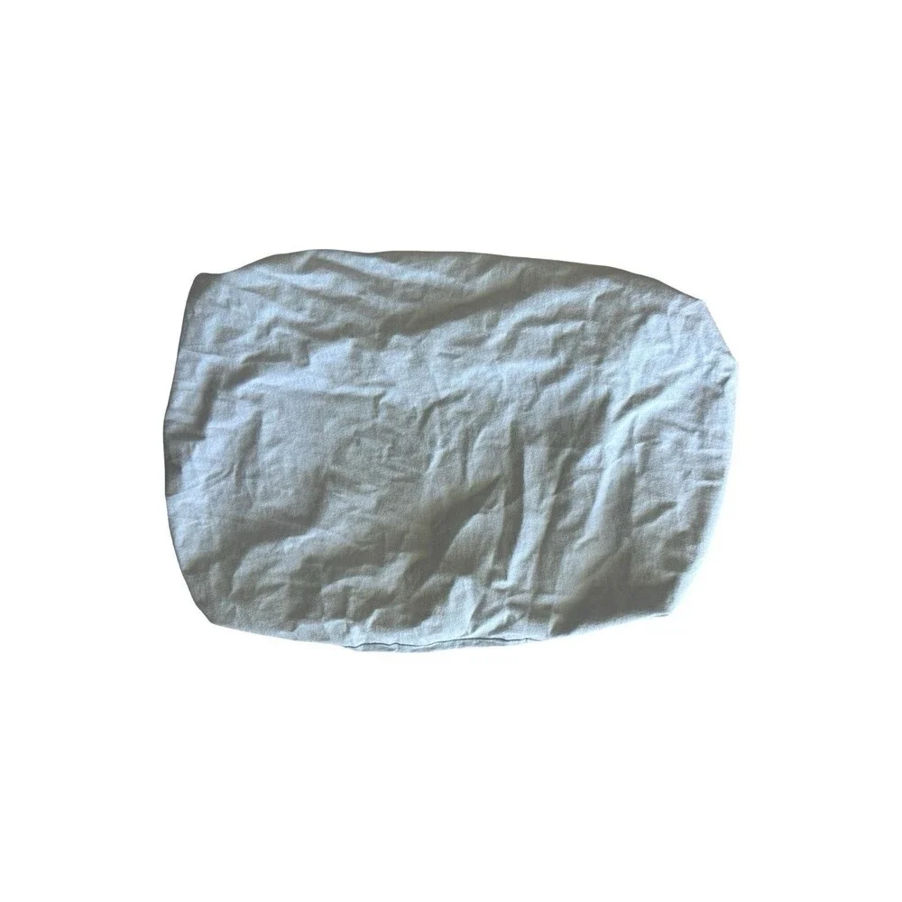 Biloban Organic Cotton Blue Bassinet fitted Sheet Standard size
